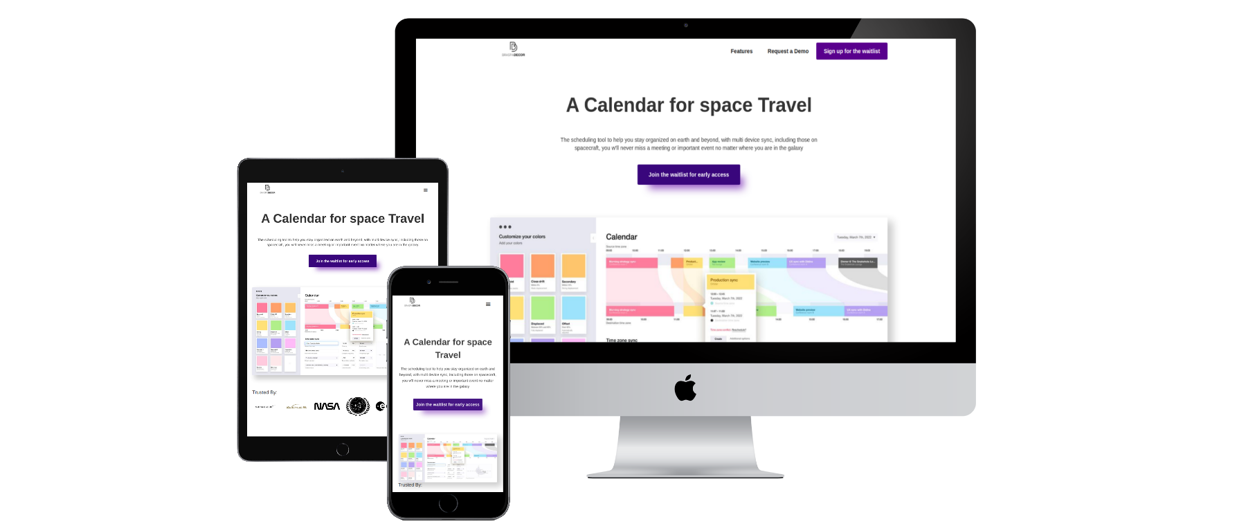 calender webflow project image